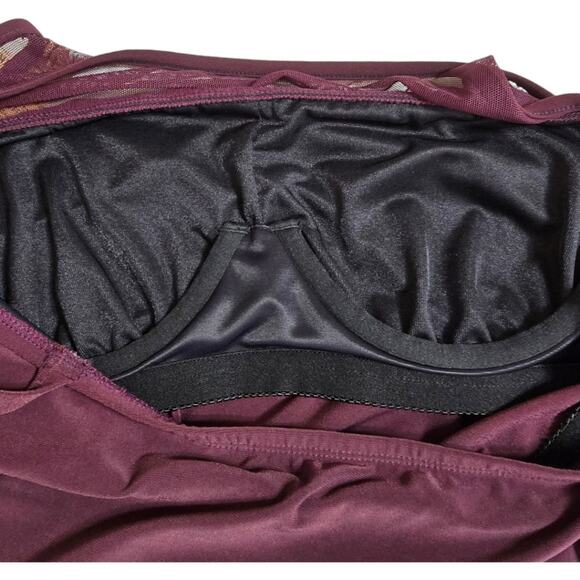 Miraclesuit Illusionists Mirage Tankini Top Shiraz Size 10 - Picture 7 of 10